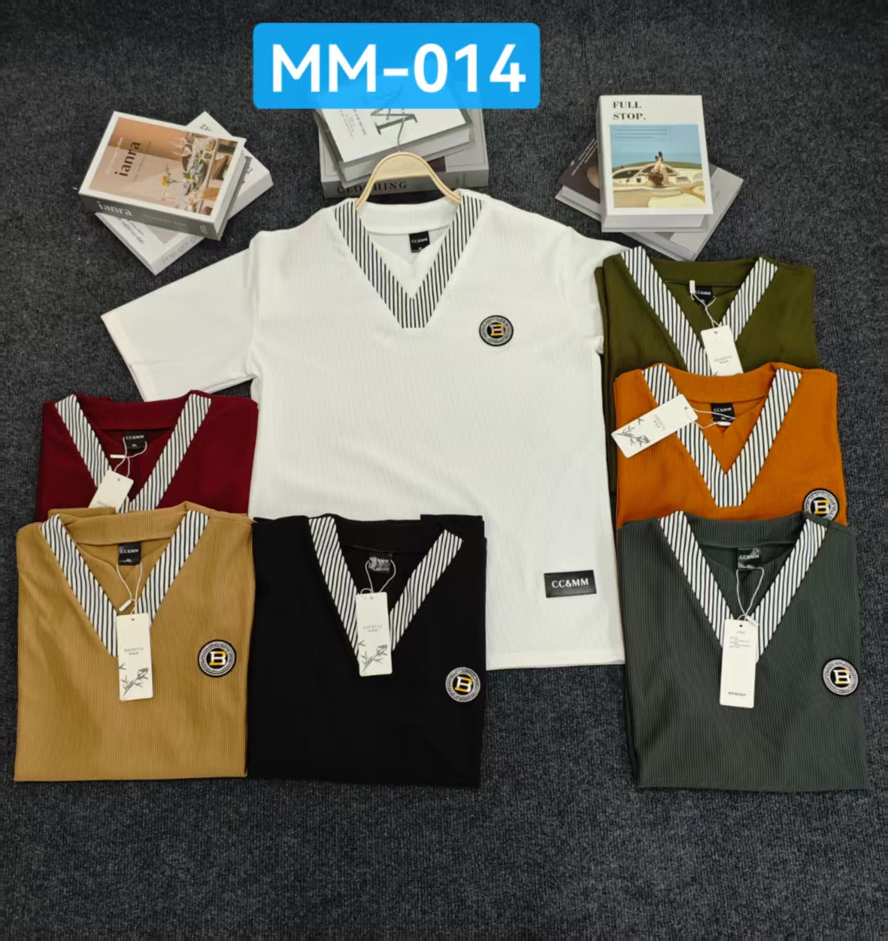 Men's Fashion Polo Shirt with Unique Buckle Design - Short Sleeve Ribbed Knit Casual Top