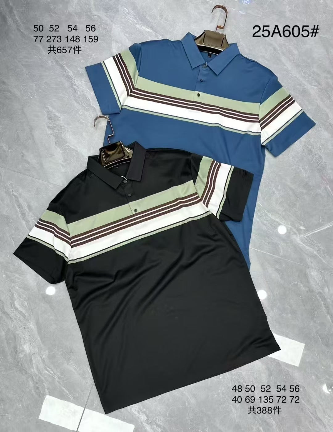Wholesale Customized Embroidered Printed Men's Golf Sports Style Polo Shirt Quick Drying Business Office Men's Polo T-shirt Tops