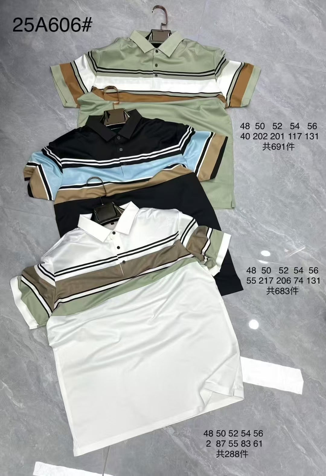Wholesale Customized Embroidered Printed Men's Golf Sports Style Polo Shirt Quick Drying Business Office Men's Polo T-shirt Tops