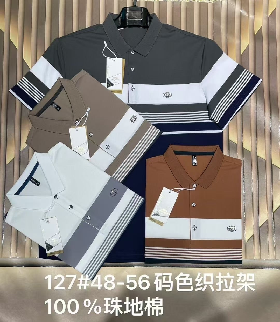 Wholesale Customized Embroidered Printed Men's Golf Sports Style Polo Shirt Quick Drying Business Office Men's Polo T-shirt Tops