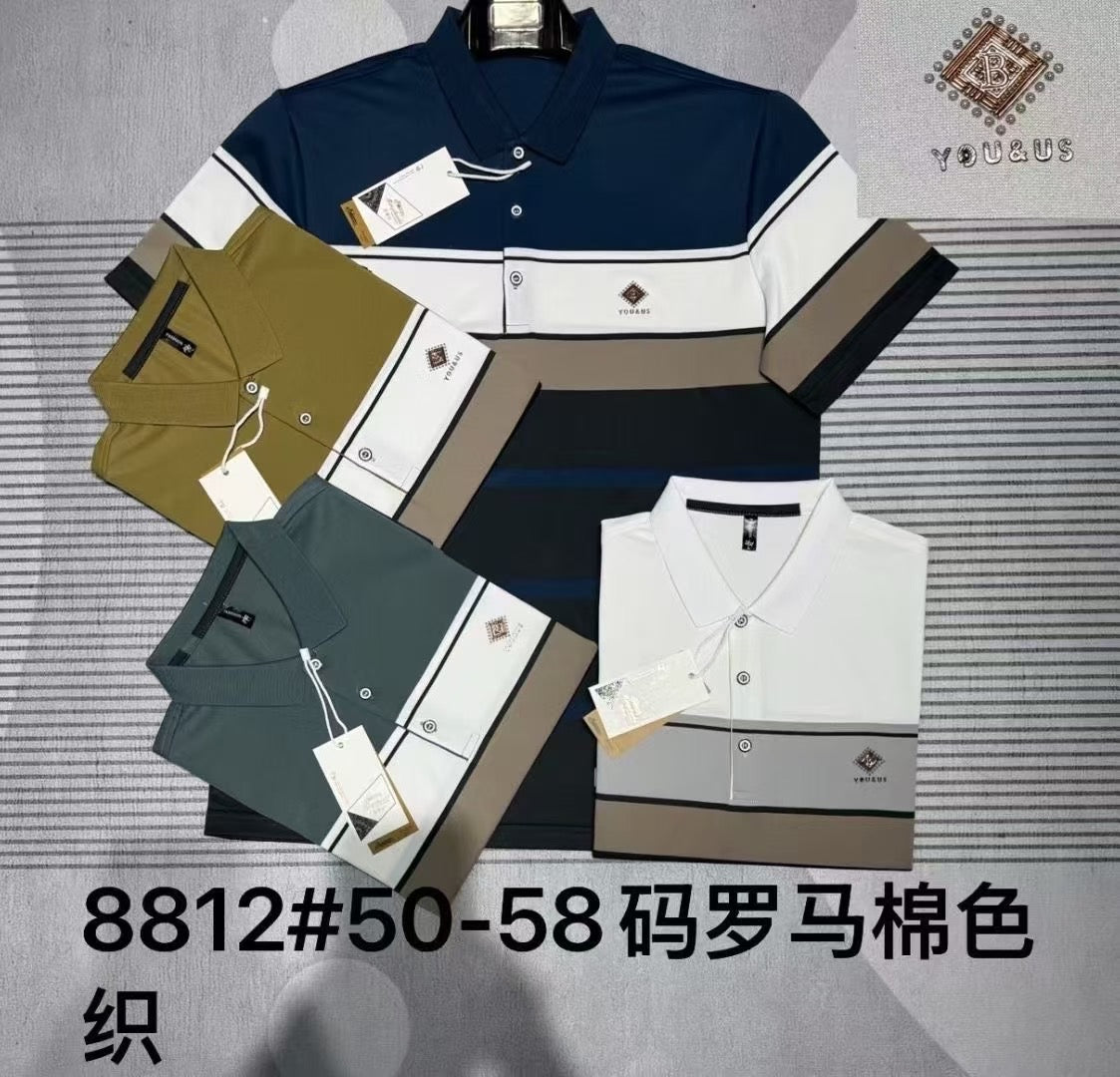 Wholesale Customized Embroidered Printed Men's Golf Sports Style Polo Shirt Quick Drying Business Office Men's Polo T-shirt Tops