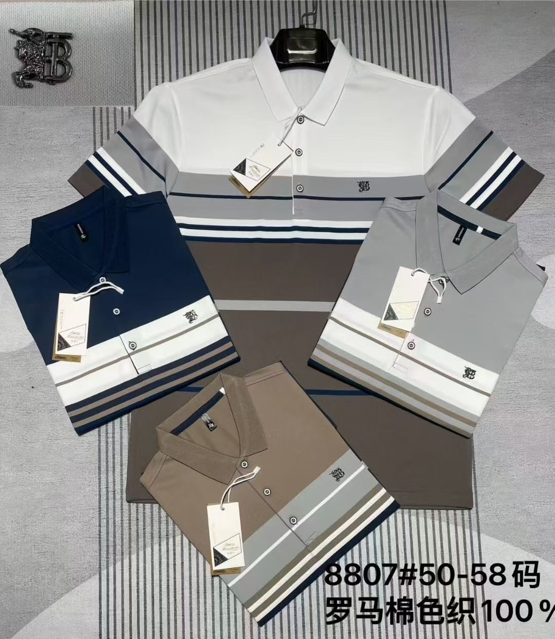 Wholesale Customized Embroidered Printed Men's Golf Sports Style Polo Shirt Quick Drying Business Office Men's Polo T-shirt Tops