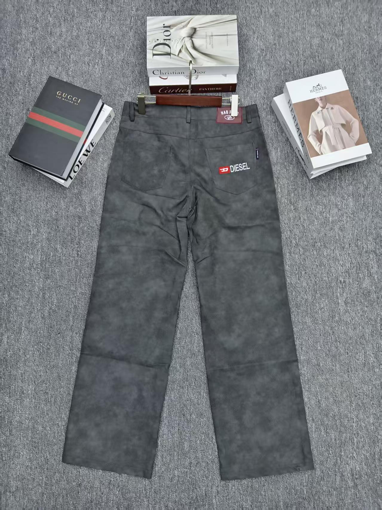 Clothing Manufacturers Washed Printing Custom Denim Wide Leg Pants Baggy Jeans Man Men's Jeans Men