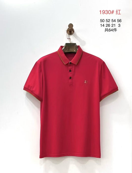 Custom Logo Men's High Quality Quick-Drying Breathable Seamless for Polo Shirt Solid Short Sleeve Golf T-Shirt