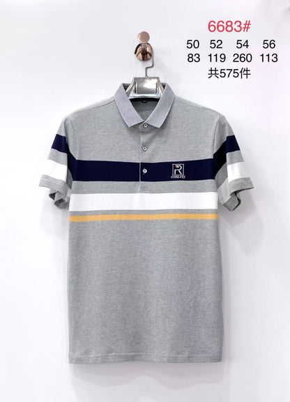 Wholesale Customized Embroidered Printed Men's Golf Sports Style Polo Shirt Quick Drying Business Office Men's Polo T-shirt Tops