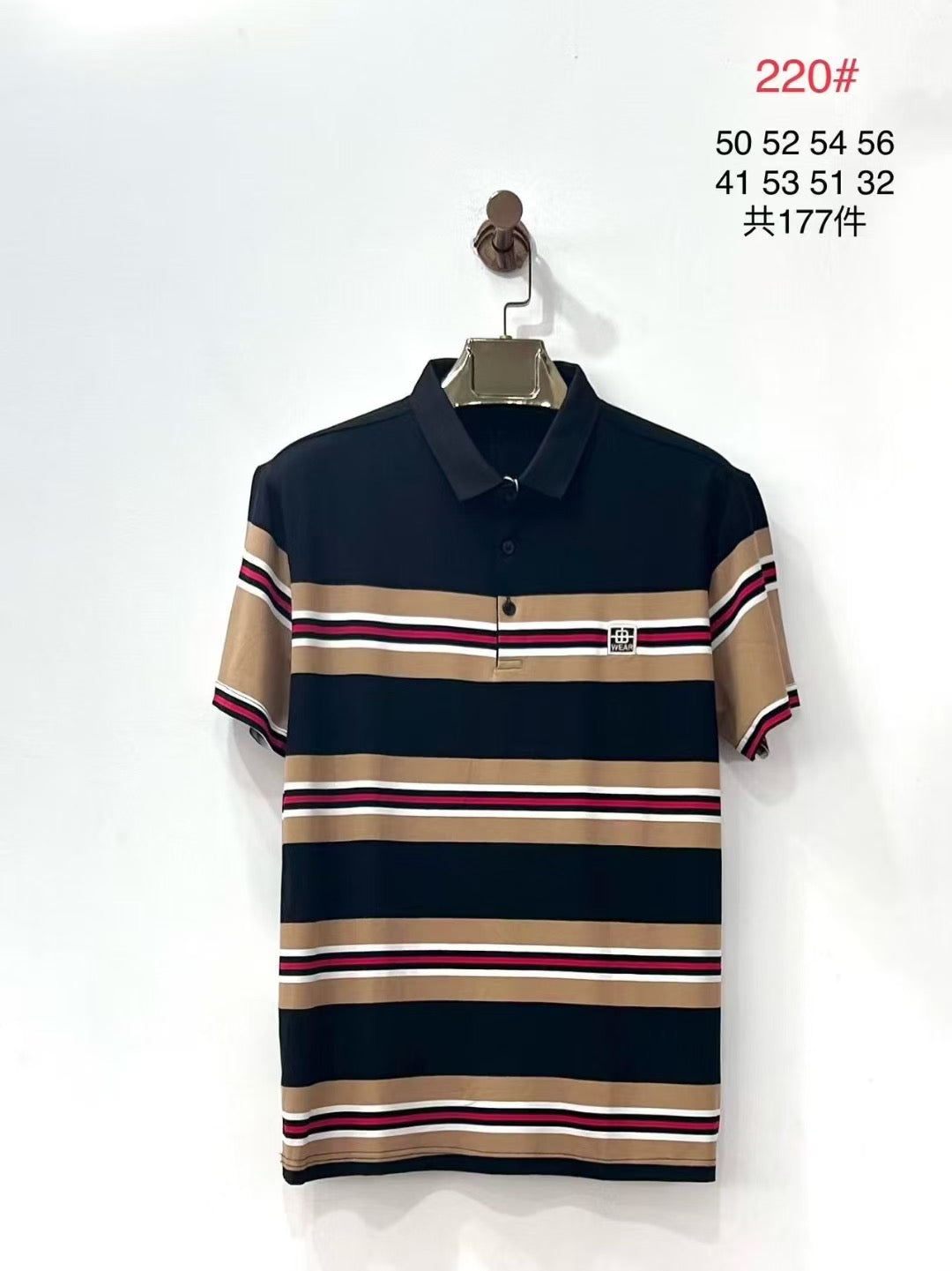 Wholesale Customized Embroidered Printed Men's Golf Sports Style Polo Shirt Quick Drying Business Office Men's Polo T-shirt Tops