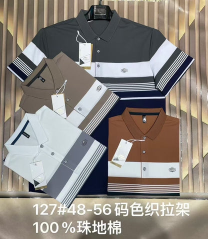 Wholesale Customized Embroidered Printed Men's Golf Sports Style Polo Shirt Quick Drying Business Office Men's Polo T-shirt Tops