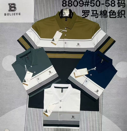 Wholesale Customized Embroidered Printed Men's Golf Sports Style Polo Shirt Quick Drying Business Office Men's Polo T-shirt Tops